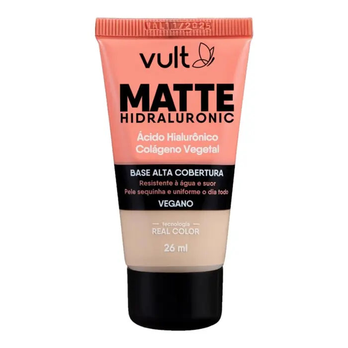 Base Líquida Matte Hidraluronic Cor V120 Vult 26ml