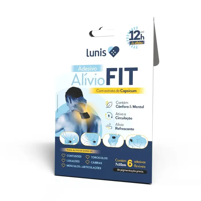 Adesivo Flexível Aliviofit Lunis 6un