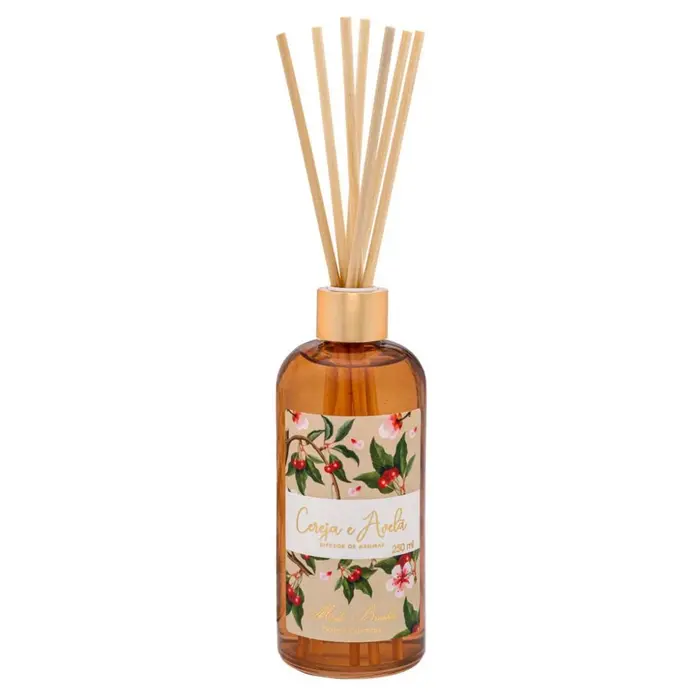 Difusor Equilíbrio Cereja e Avelã Mels Brushes 250ml