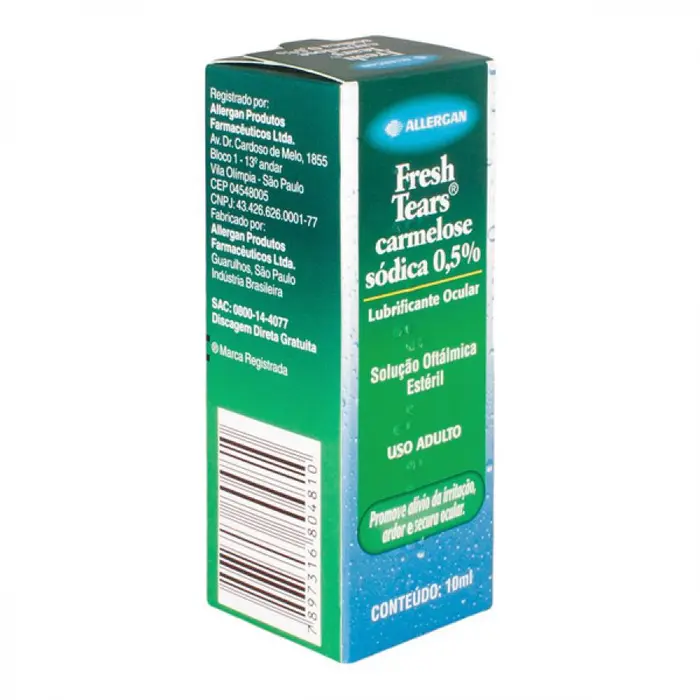 Fresh Tears Solucao Allergan 10ml