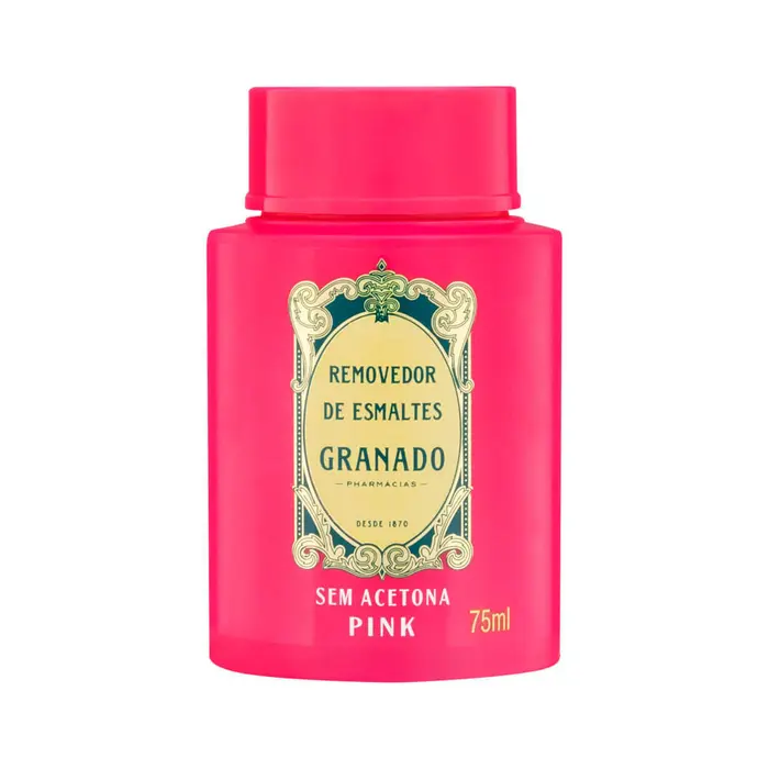 Removedor de Esmaltes Pink sem Acetona Granado 75ml