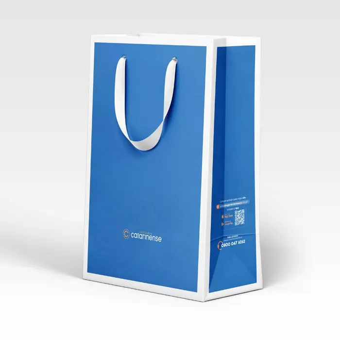 Sacola de Papel para Presente Dc 22x10x30cm Cartonagem Batistense