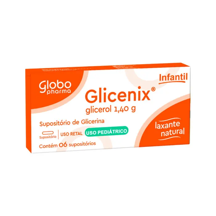 Glicenix Supositorio de Glicerina Infantil Globo Pharma 6x1.4g