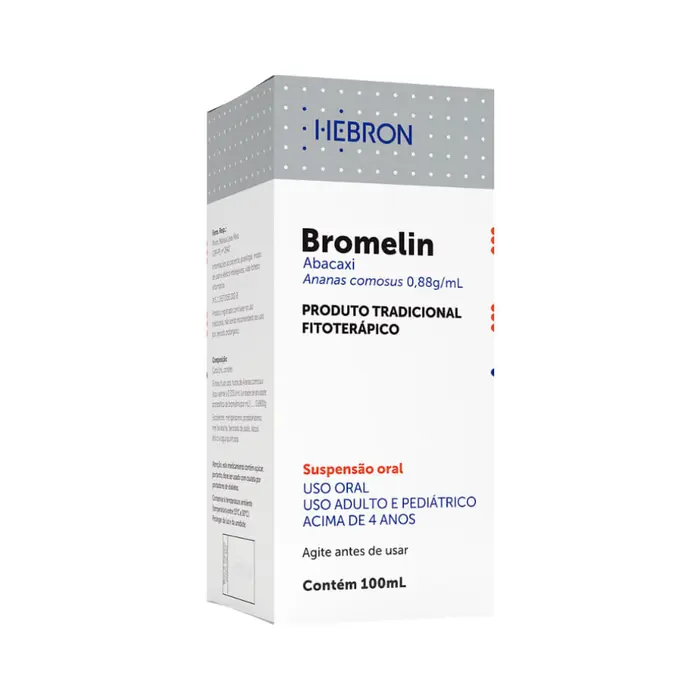 Bromelin Solução Oral Hebron 100ml