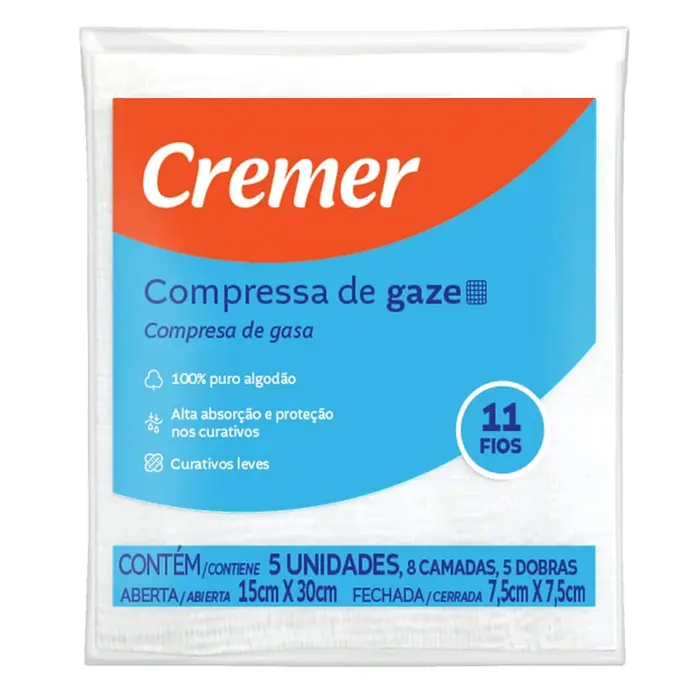 Compressa Gaze 15cmx30cm Cremer