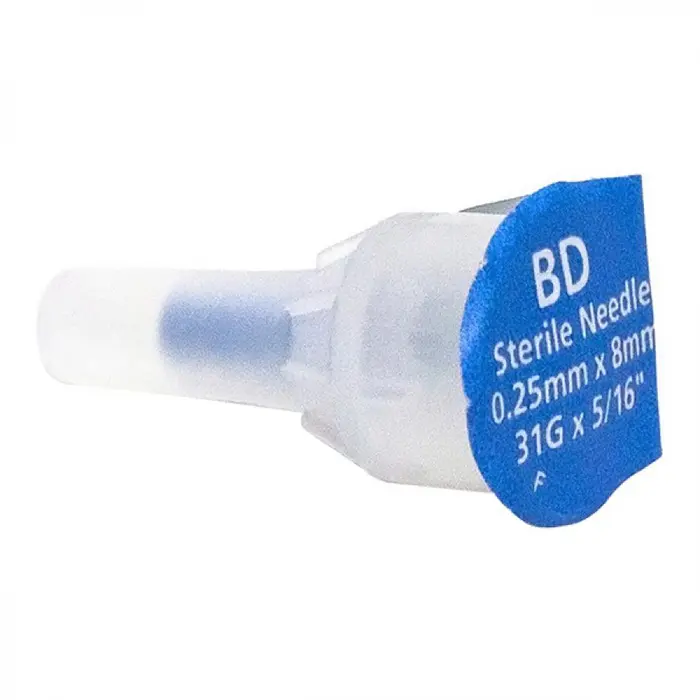 Agulha para Caneta Bd Curta 8mm 1un