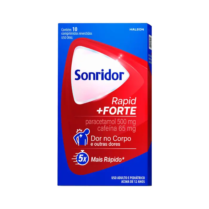 Rapid + 500+ Comprimidos Revestidos Forte Sonridor 10x0.065g