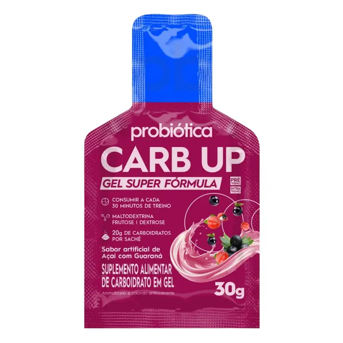 Energético Carb Up Bcaa Gel Açaí com Guaraná Probiotica 30g