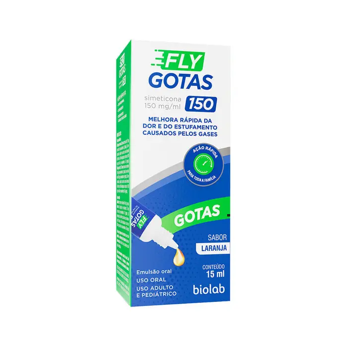 Fly Gotas Simeticona /ml Emulsao Oral Laranja Biolab 0.15g