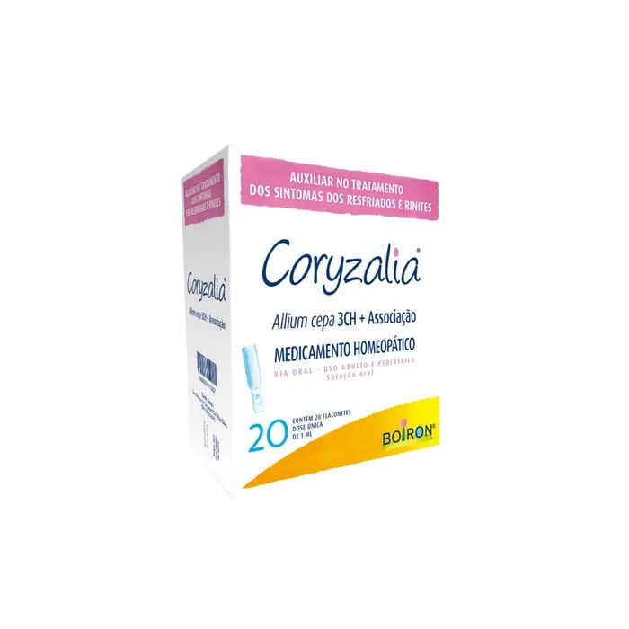 Coryzalia com Flaconetes Boiron 20x1ml