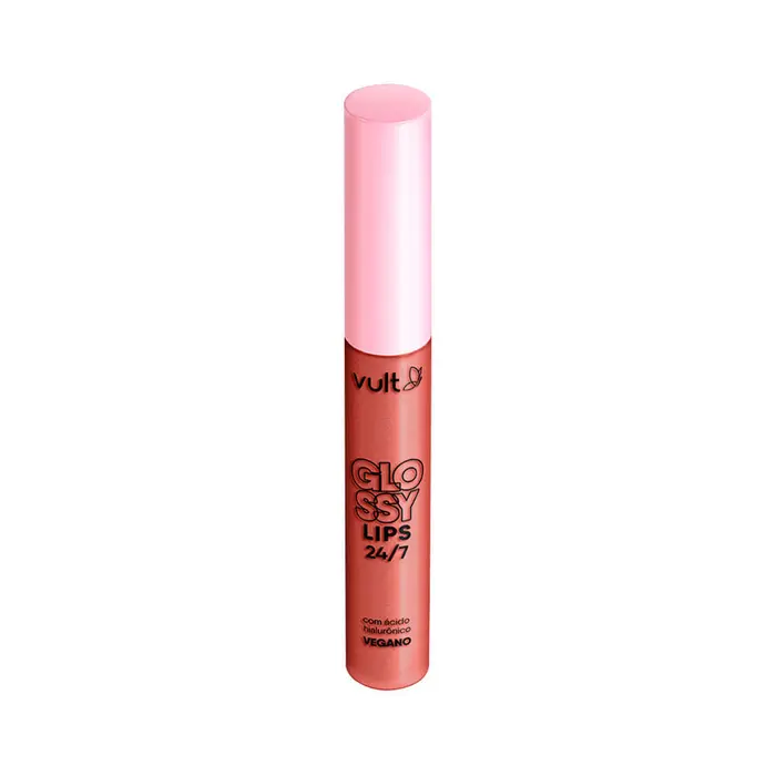 Gloss Liquido Glossy Lips 24/7 Pessego Vult 5.2ml