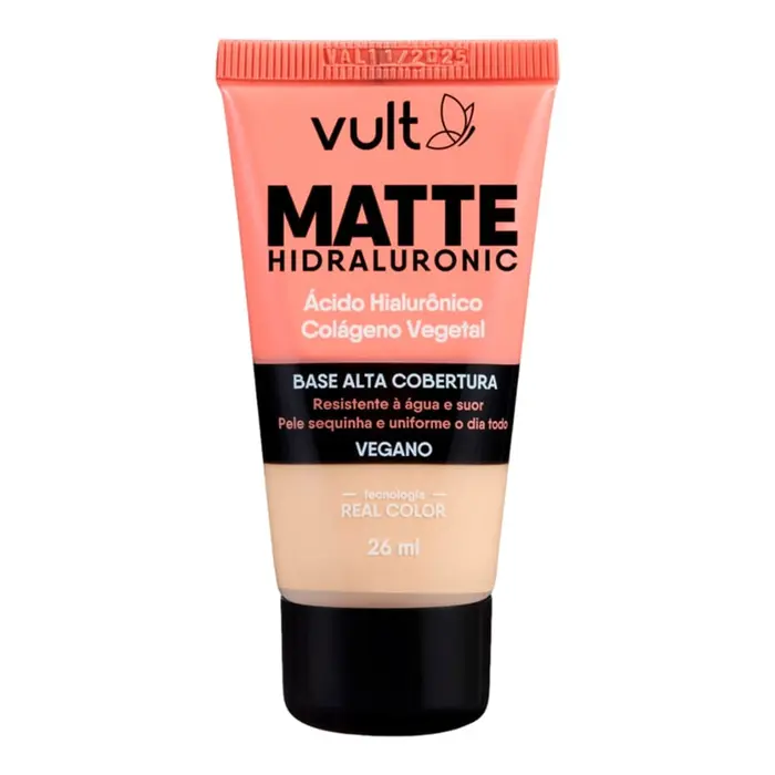Base Líquida Matte Hidraluronic Cor V150 Vult 26ml