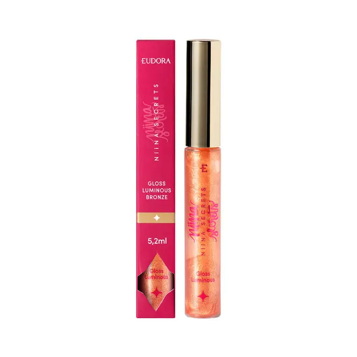 Gloss Niina Secrets Liquido Luminous Bronze Eudora 5.2g