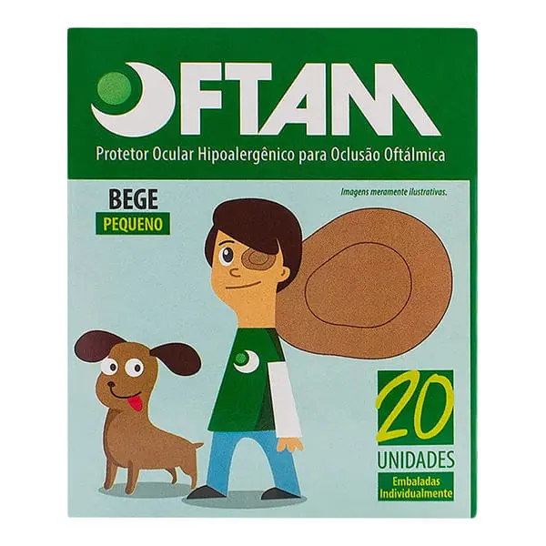 Protetor Ocular Pequeno com Oftam 20x20un