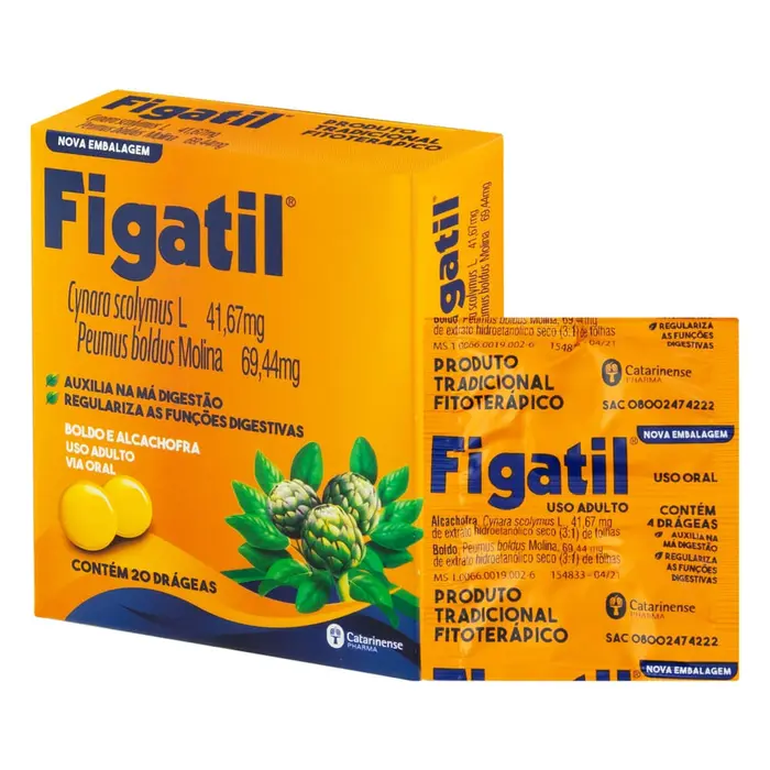 Figatil Drágeas Catarinense Pharma