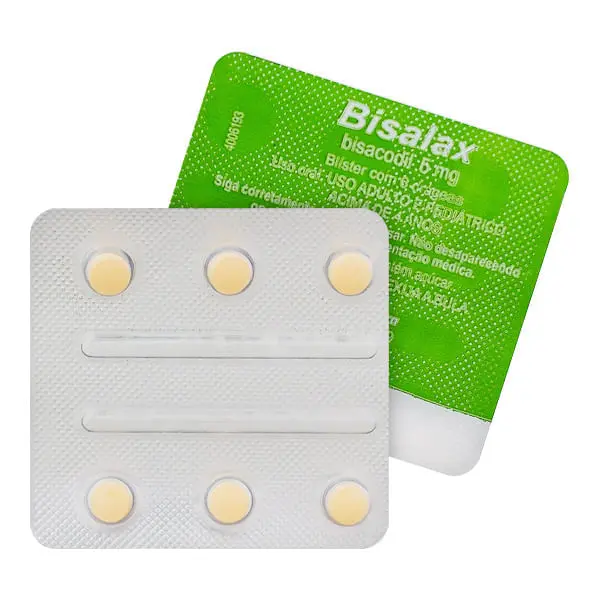 Bisalax Drágeas União Química 6x0.005g