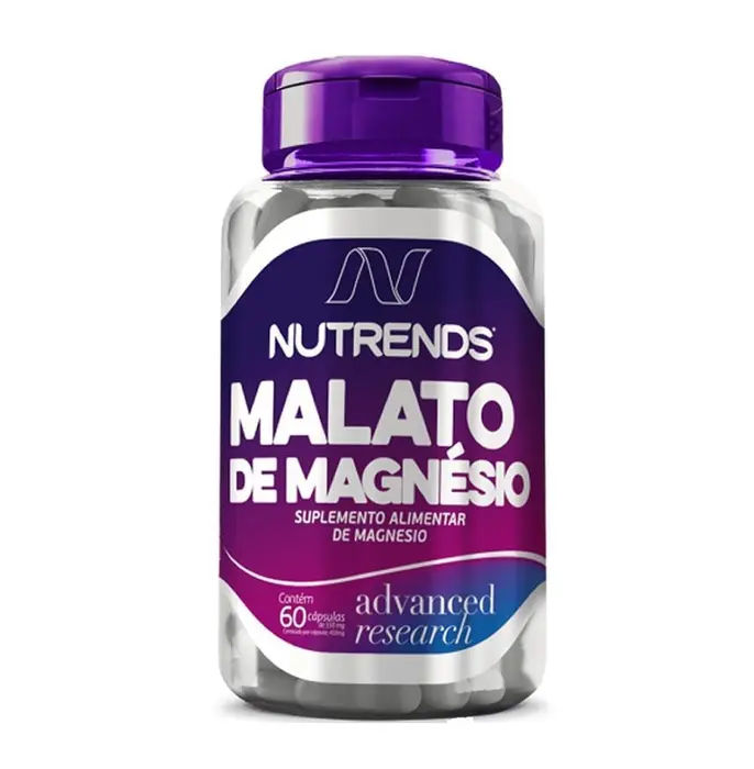 Malato de Magnésio Cápsulas Nutrends 60x0.55g