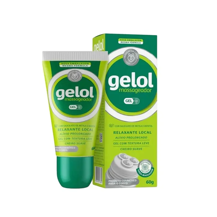 Gel Massageador Corporal Gelol 60g