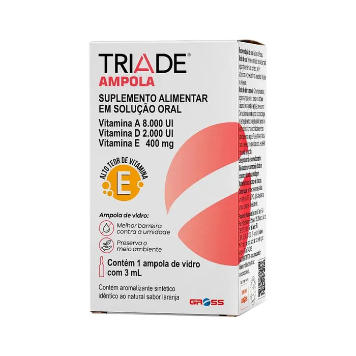 Triade Solucao Oral Laranja Gross Ampola 3ml