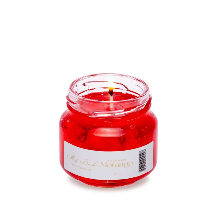 Vela Aromatica Geleia de Frutas Morango Mels Brushes 85g