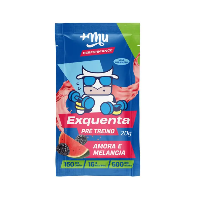 Exquenta Pré Treino Amora e Melancia Performance Mais Mu 20g