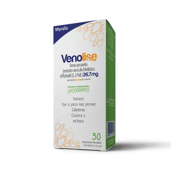 Venolise Comprimidos Revestidos Biolab 30x0.026699999999999998g