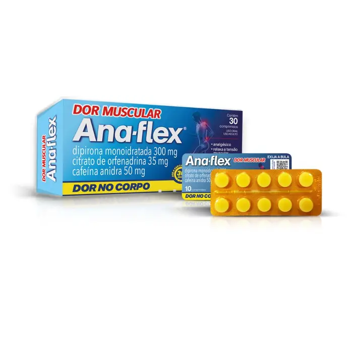 Ana Flex Comprimidos 300+35+ Cristalia 10x0.05g
