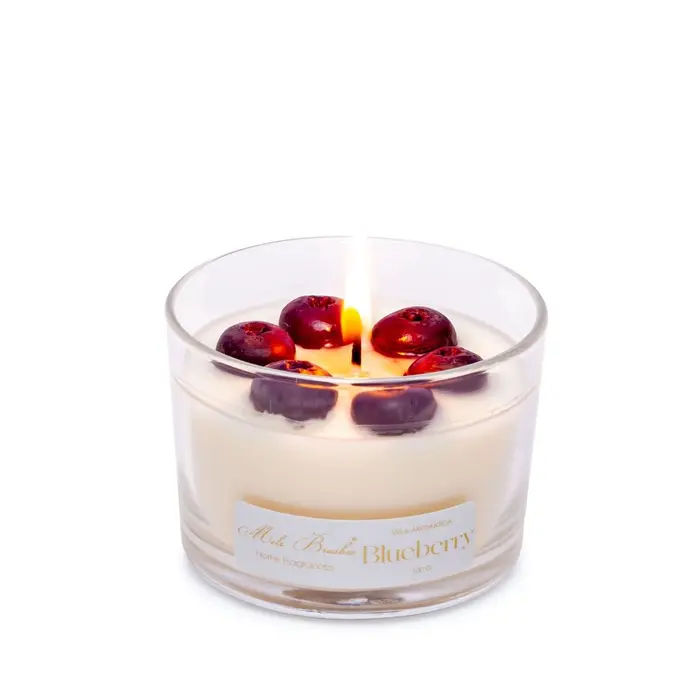 Vela Aromatica Fruta Blueberry Mels Brushes 100g