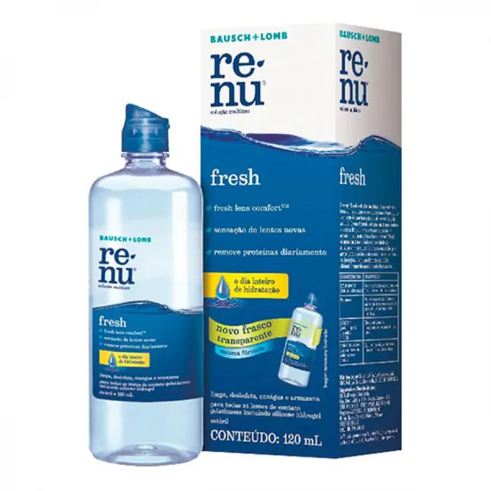 Renu Fresh Solução Bausch Lomb 120ml