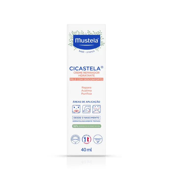 Creme Reparador Hidratante Cicastela Mustela 40ml