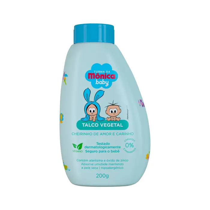 Talco Baby Cheirinho de Amor Carinho Turma da Monica 200g