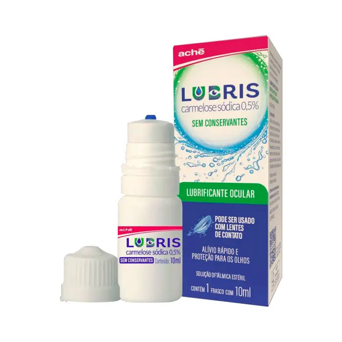 Lubris Solucao Oftalmica 0,5% Ache 10ml