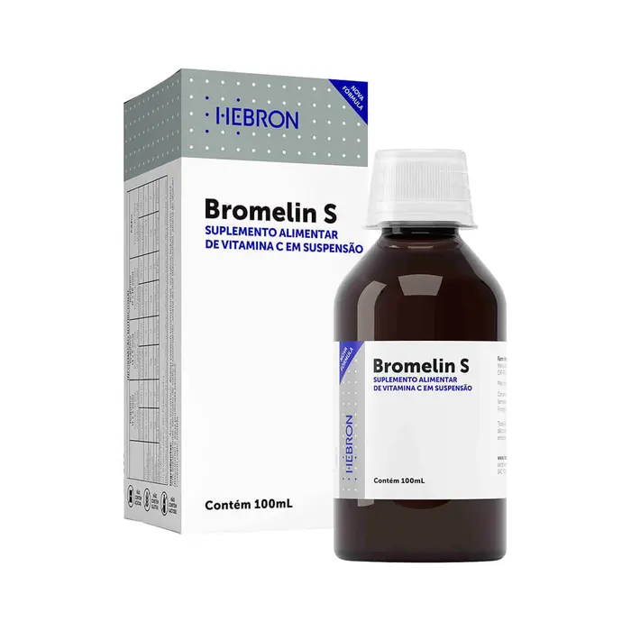 Bromelin S Suspensão Oral Hebron 100ml