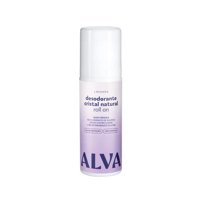 Desodorante Cristal Roll On Lavanda Natural Alva 70ml
