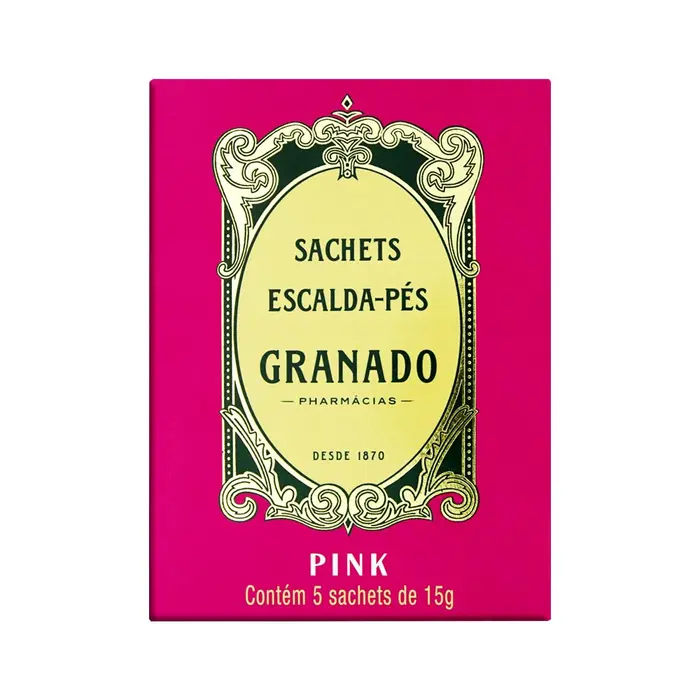 Escalda Pés Pink Sachês de Granado 5x15g