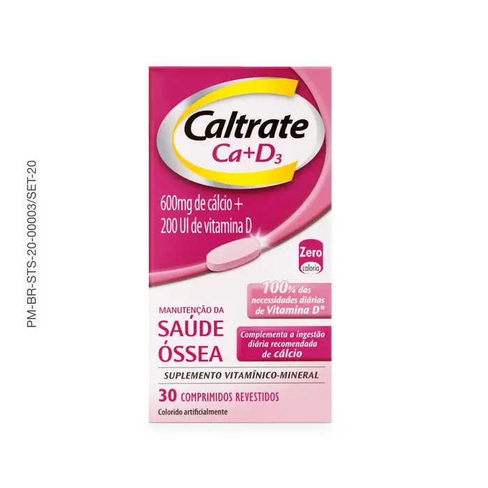 Caltrate Ca + D3 200ui Comprimidos Pfizer 30x0.6g