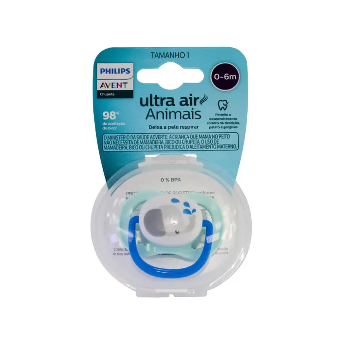 Chupeta Avent Elefante 0 6 Meses Menino Philips Avent