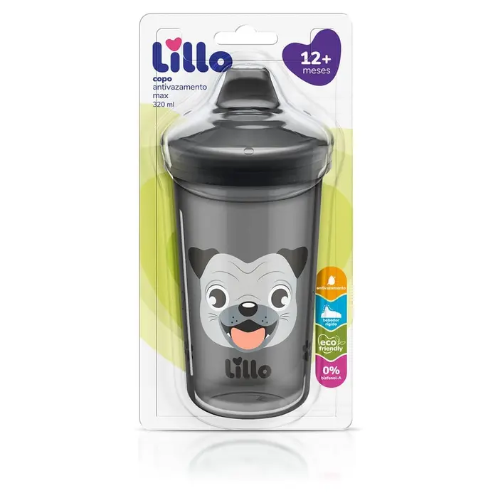 Copo Antivazamento Max Cachorro Lillo 320ml